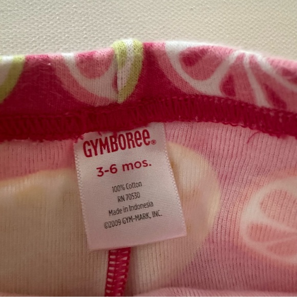 Gymboree 2009 Baby Girl 3-6 Months Citrus Slice Top & Pants Set Outfit Spring - Picture 4 of 6